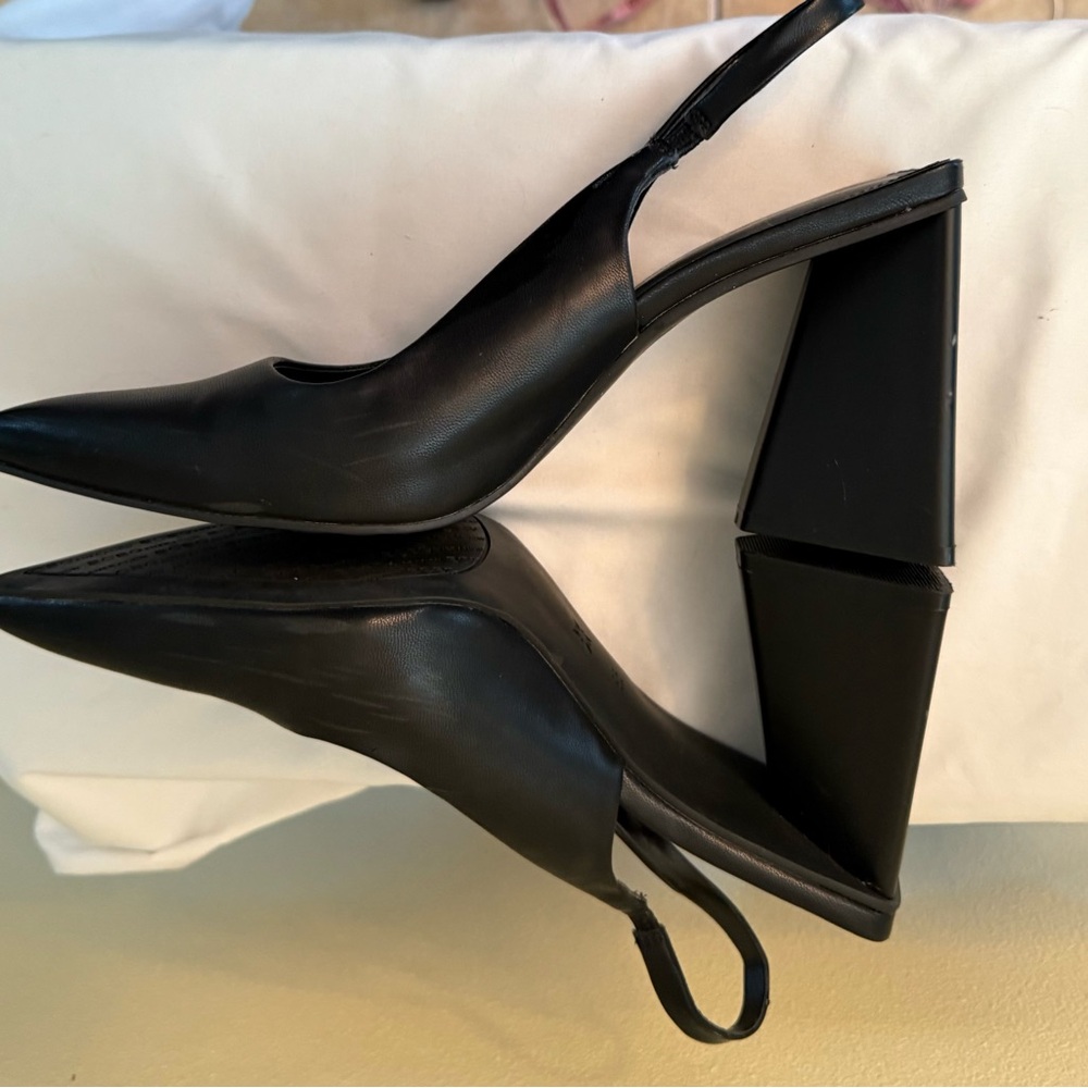 Bcbgeneration Black Slingback Heels - image 4